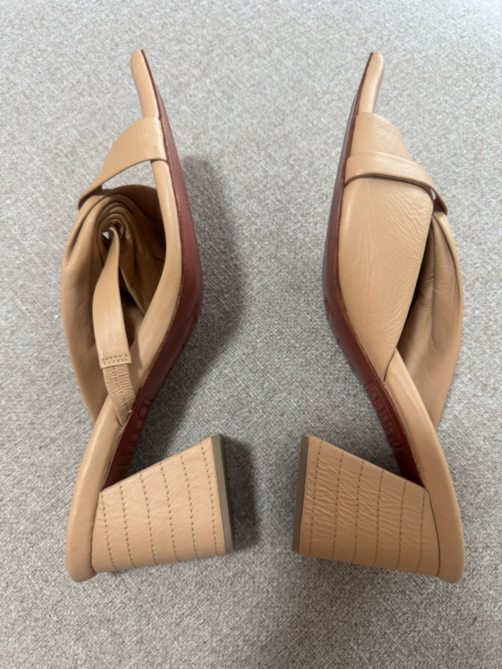 NWOB Johanna Ortiz Brown Twisted Sandals Size 36 US Size 6 - Picture 6 of 8